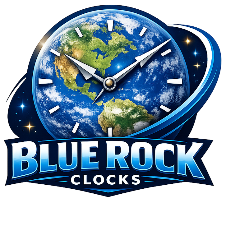 BLUE ROCK CLOCKS