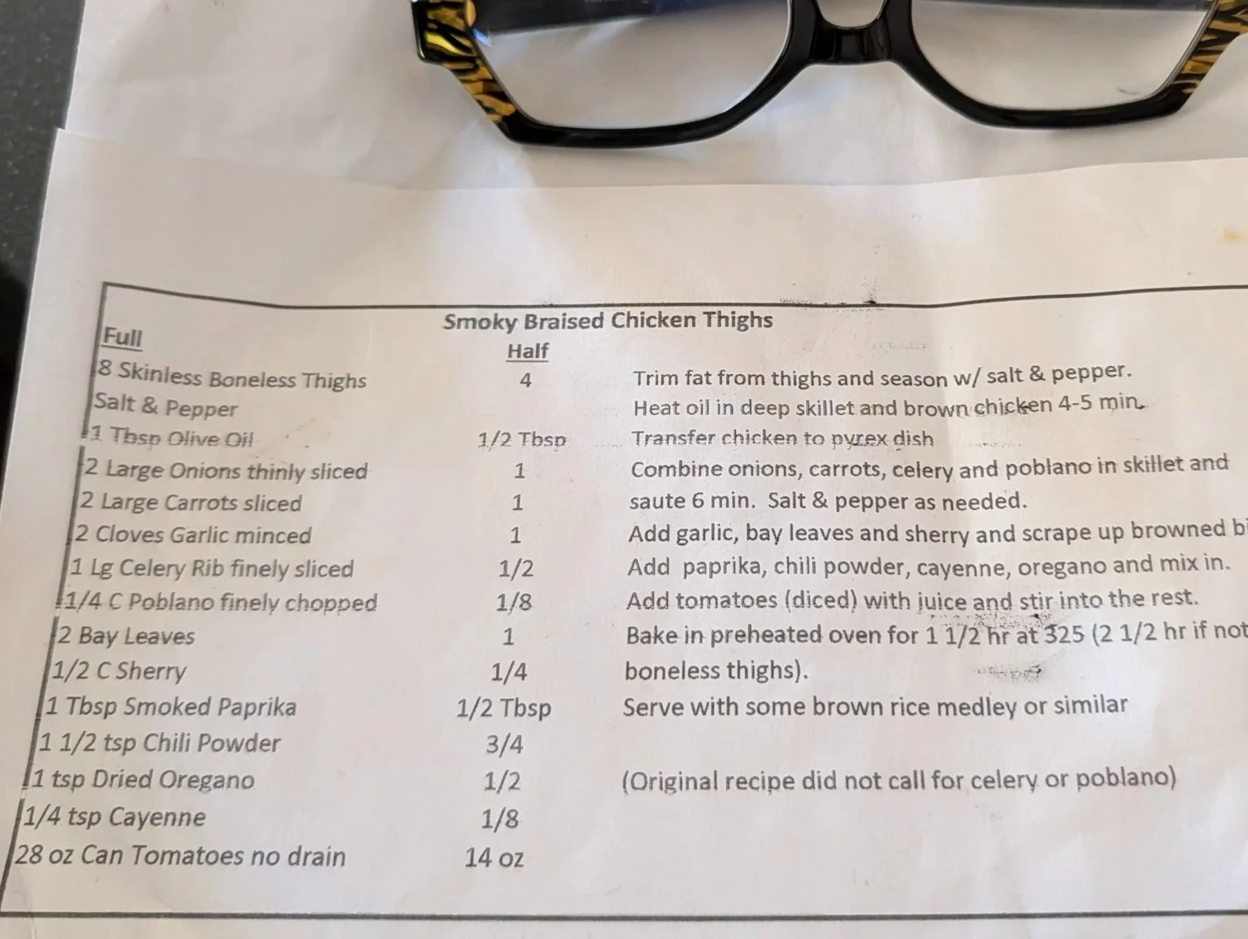 Smokey Braised Chicken Thighs  