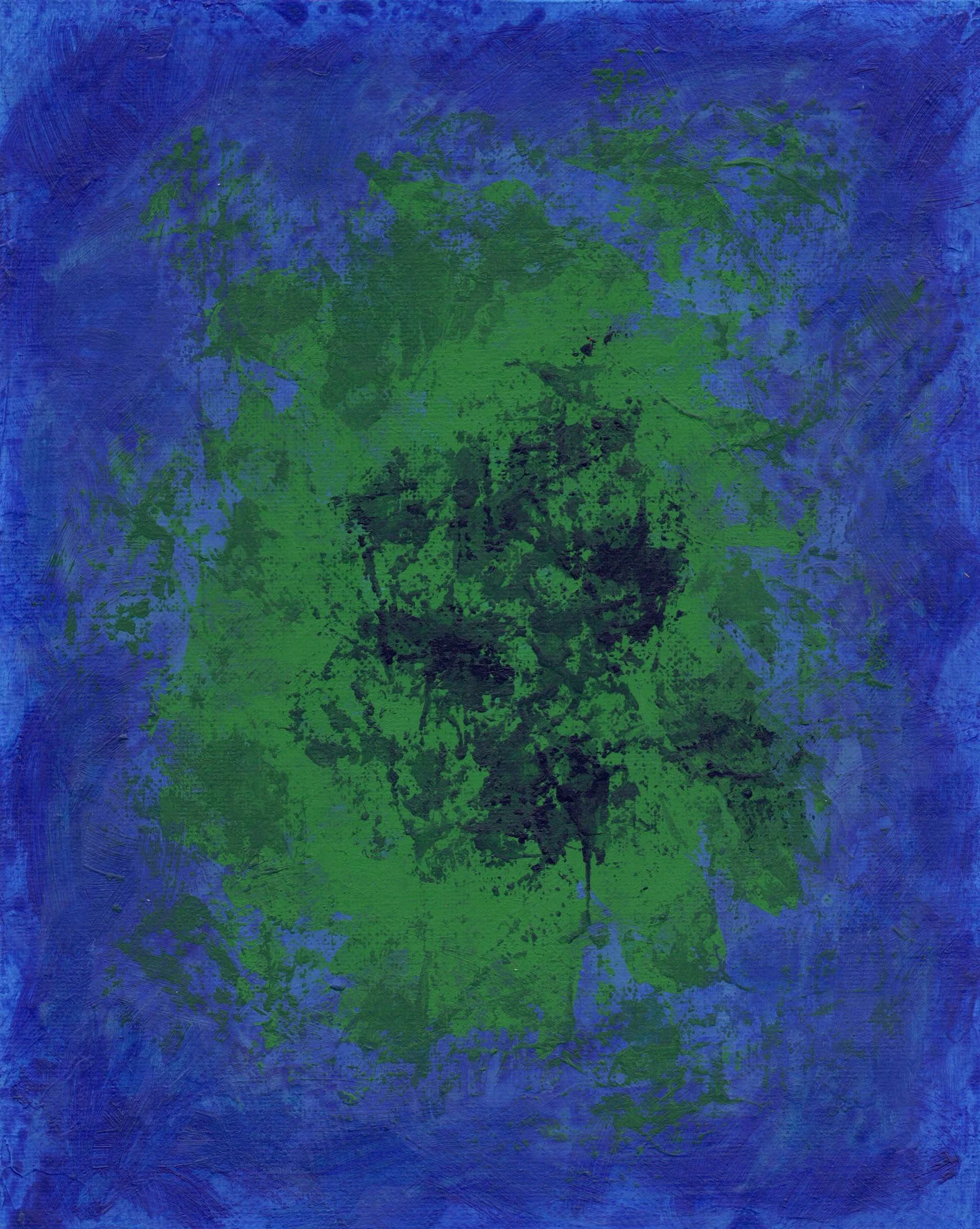 Green on Blue 1