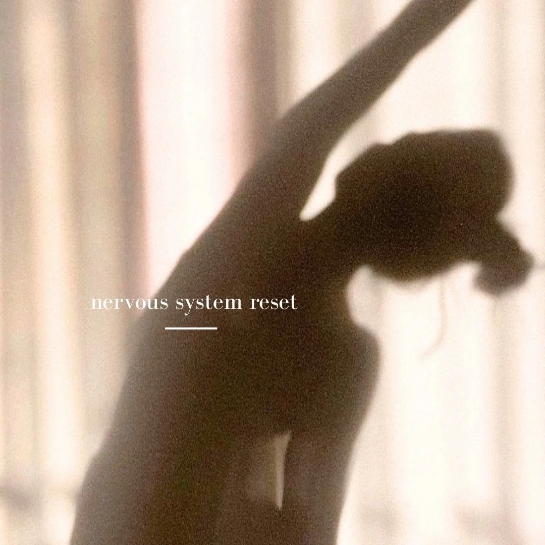 Nervous System Reset | Sundays 4:00 PM

The way you end your week matters.

So much of modern life keeps us in a constant state of doing, rushing and responding. This class is an invitation to do the opposite.

To slow your breath. To soften your bod