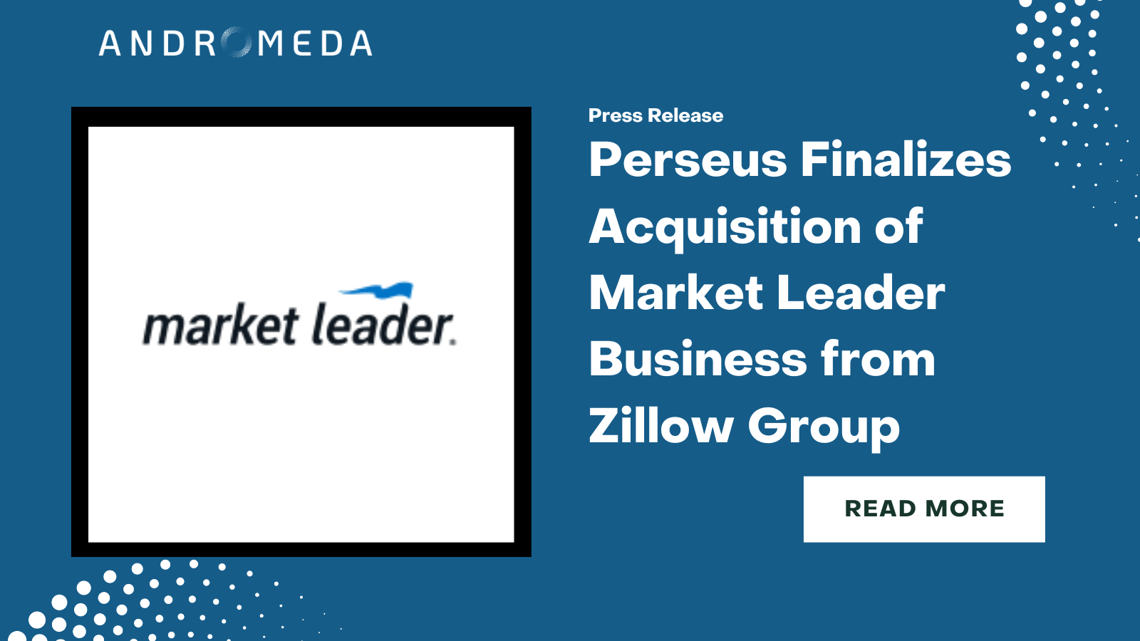 Perseus Finalizes Acquisition of Market Leader Business from Zillow Group