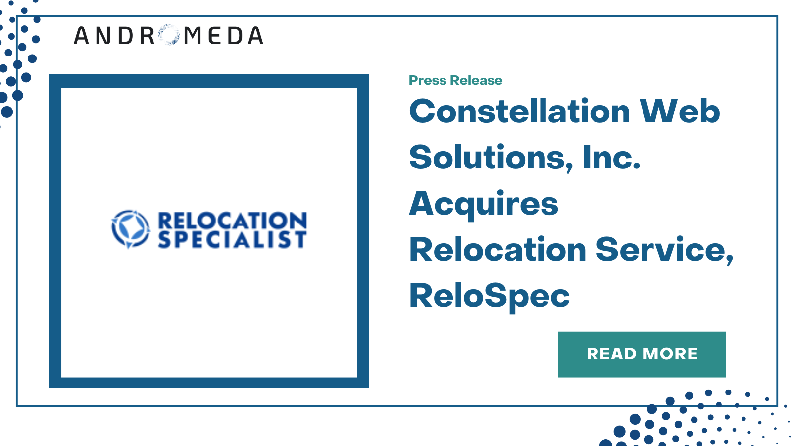 Constellation Web Solutions, Inc. Acquires Relocation Service, ReloSpec