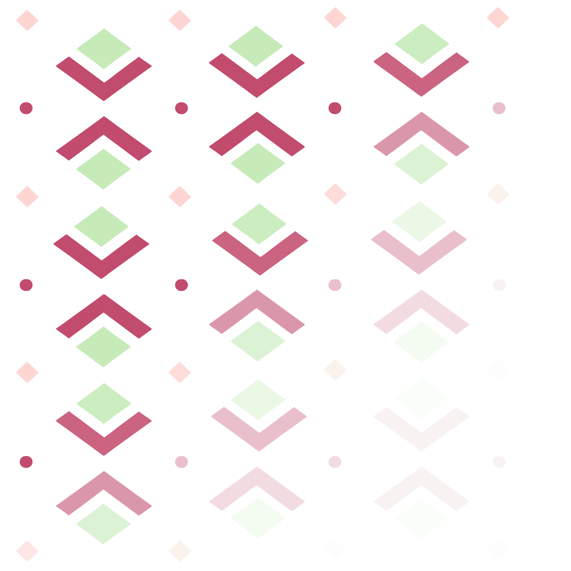 Pattern of geometric shapes with pink, green, and beige colors as background for Speech in the Valley