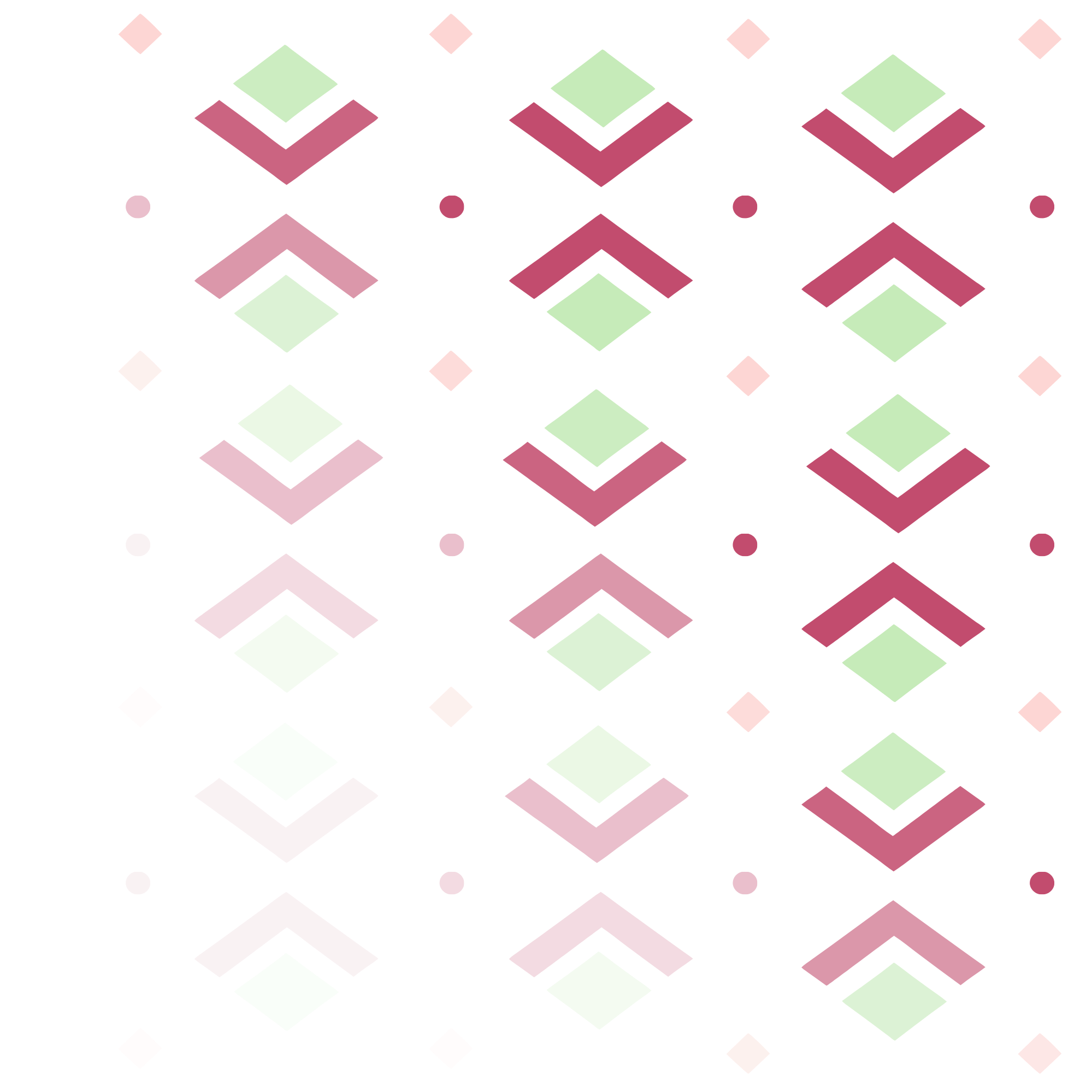 Pattern of geometric shapes with pink, green, and beige colors as background for Speech in the Valley