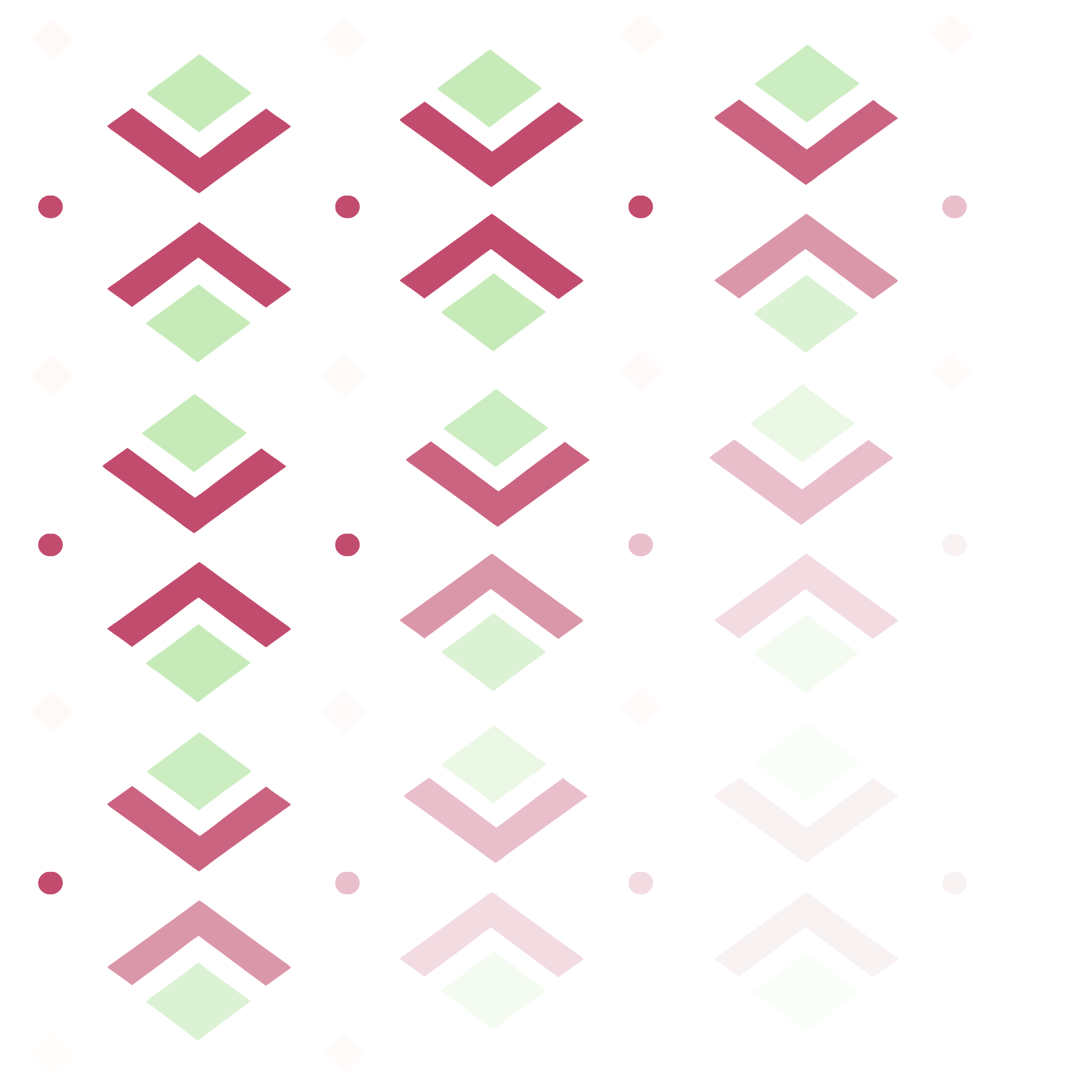 Pattern of geometric shapes with pink, green, and beige colors as background for Speech in the Valley