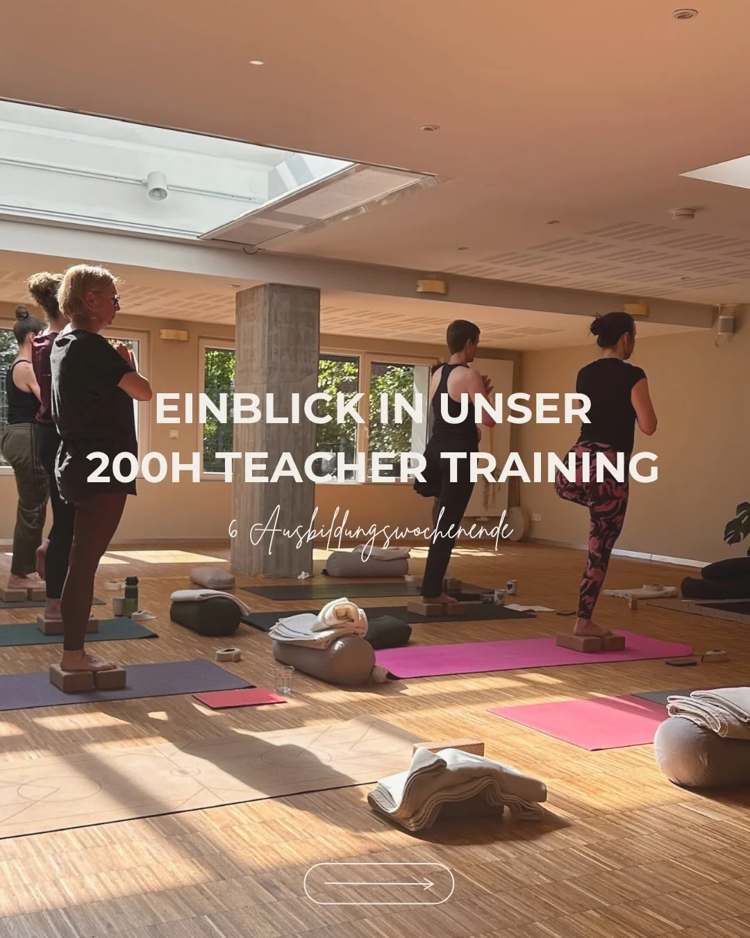 Du m&ouml;chtest 2026 deine Yoga Ausbildung machen?
In den folgenden Seiten haben wir von unserem letzten Ausbildunswochenende den Ablauf zusammengefasst. Du hast Lust noch diese Jahr mit deiner Ausbildung zu starten? Dann melde dich jetzt f&uuml;r e