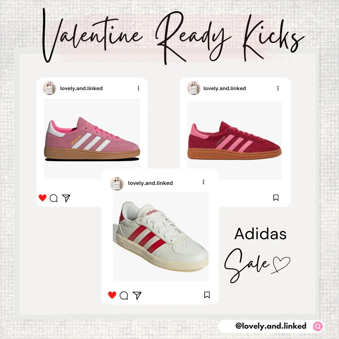 Crush-worthy Adidas for Valentines and all year long! Up to 47% off select sizes and styles. Sizing tip: Women&rsquo;s size minus 1.5&ndash;2 = youth size. Link in bio. 🩷
#Adidas #SneakerLove #ValentineVibes #Amazonfinds #Amazondeals #LovelyandLinke