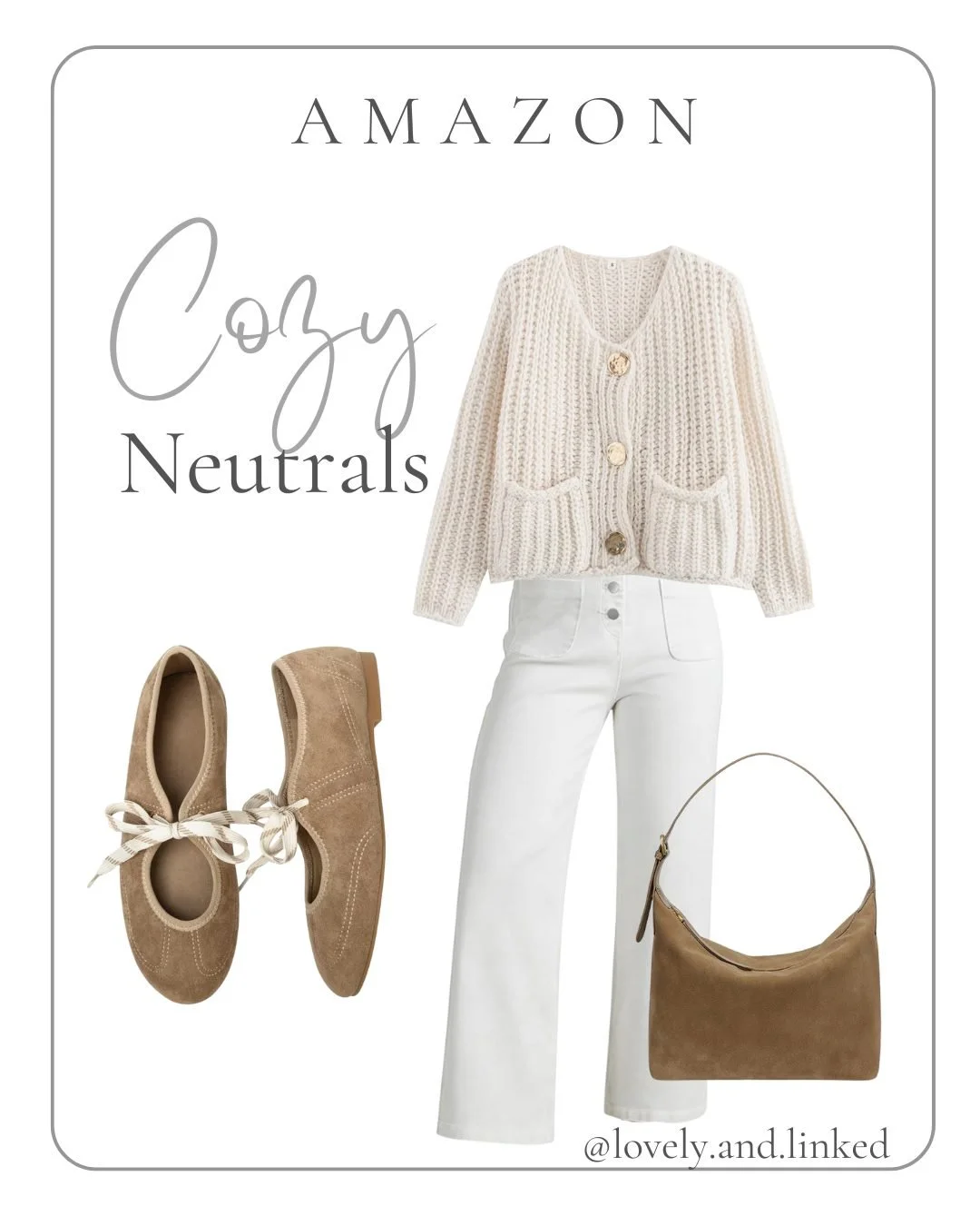 Cute shoes alert! This perfect little pair with soft neutrals is my kind of cozy. All Amazon finds, linked in bio. 🤍
 #amazonfinds #amazonfashion #shoelove #styleinspo #linkinbio #lovelyandlinked