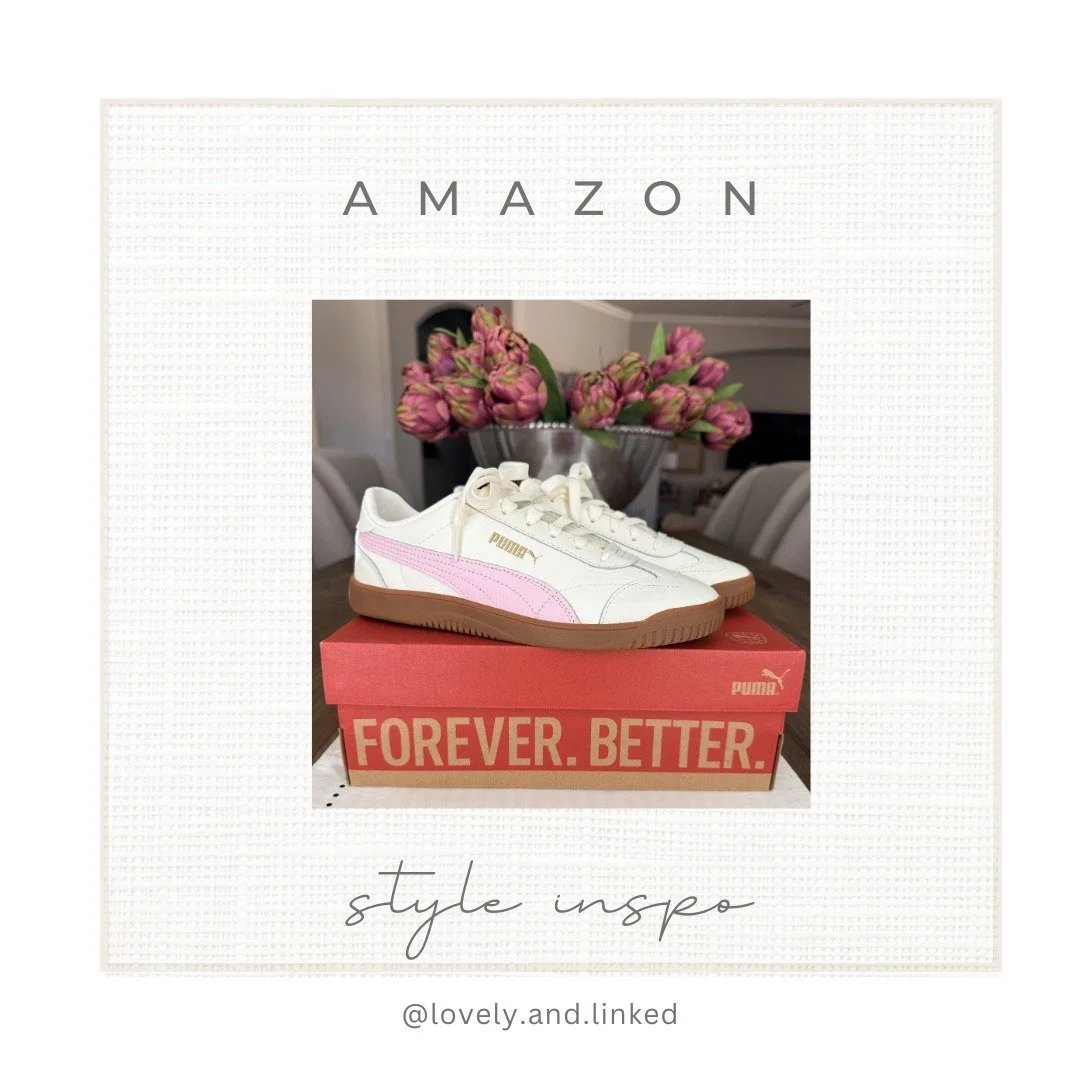 A touch of pink and ready for spring. These Pumas feel like walking on air wrapped in pillows. Just slightly dramatic but true! Grab your next favorite pair on sale. Shop my Linktree in bio. #pumastyle
#pumasneakers #amazonfashion #amazondeals #sneak