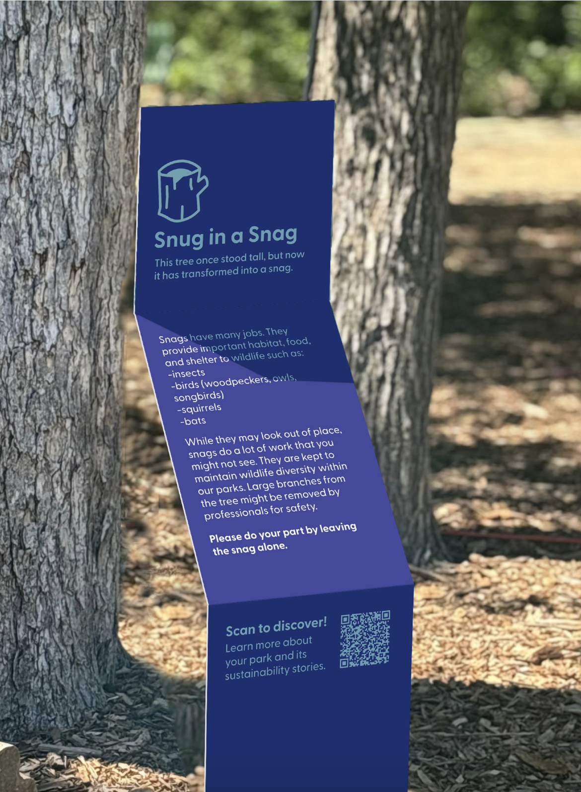 SITES signage for Austin Public Parks