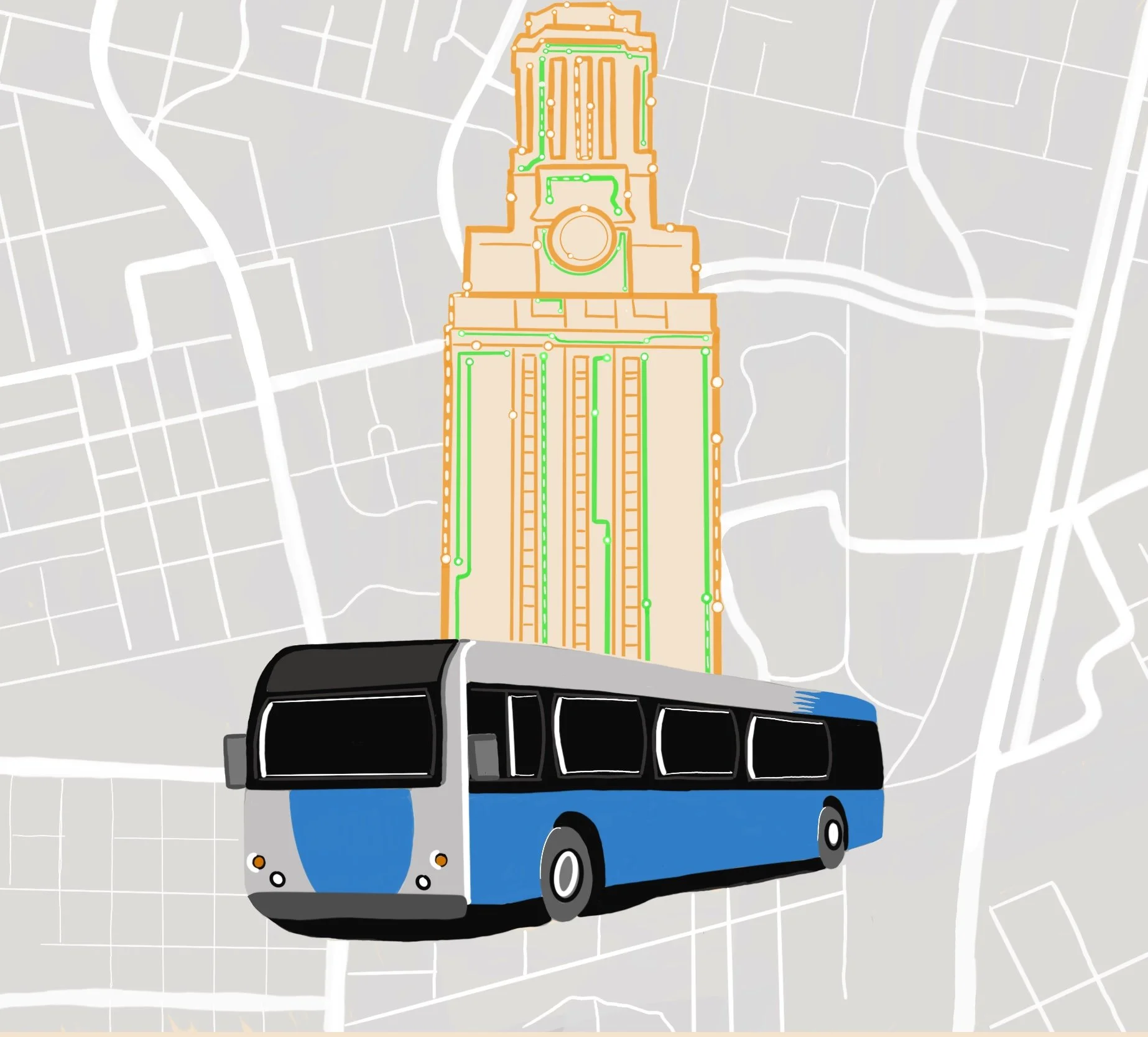 The Daily Texan Illustrations