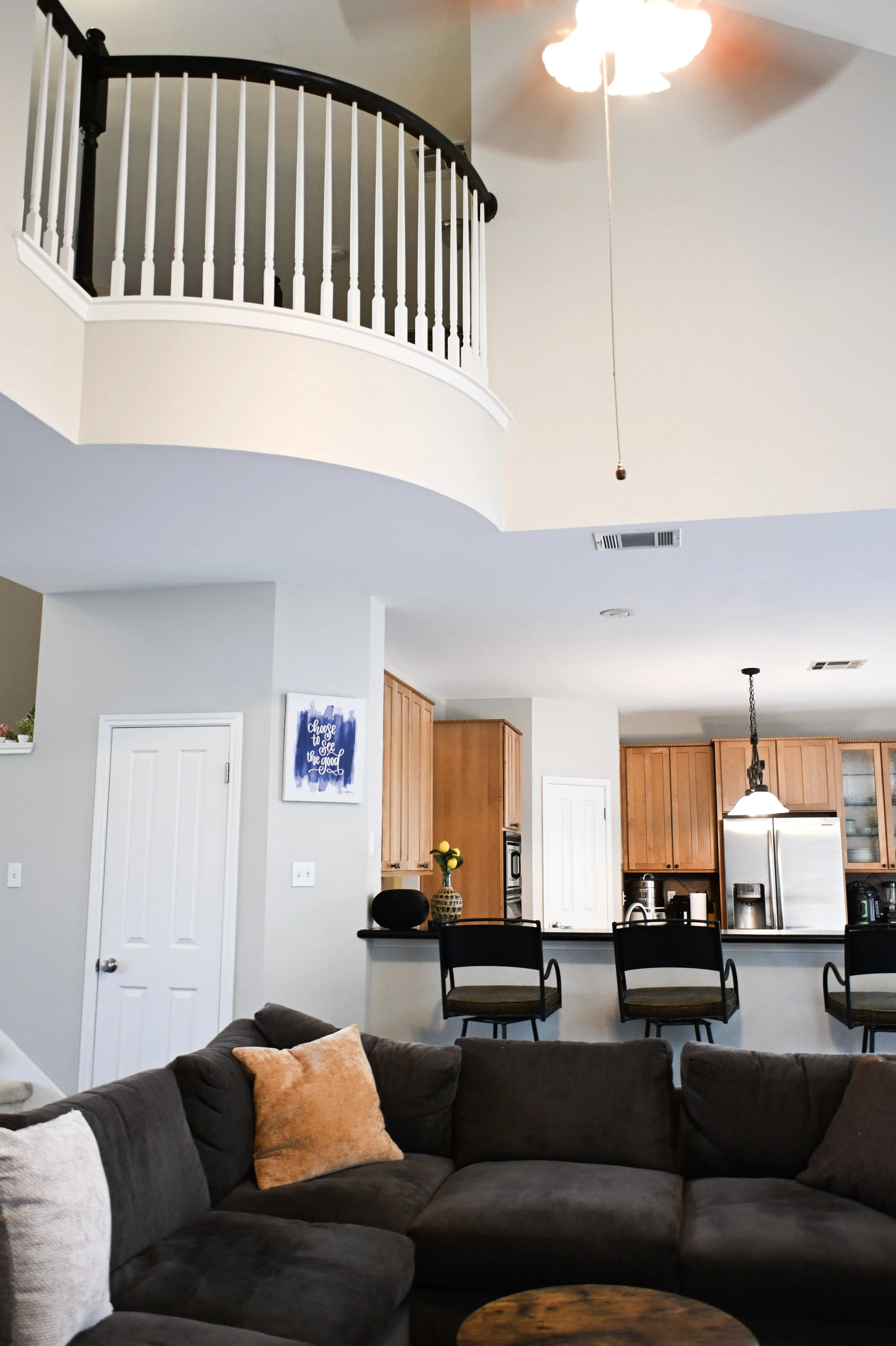 Additional interior view of our living room and kitchen. Fireside Sober Living offers alternative, non-AA, non-traditional, AA, and traditional program modalities.