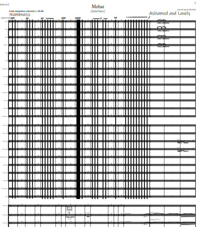 MOTUS (EMOTIONS) - SCORE