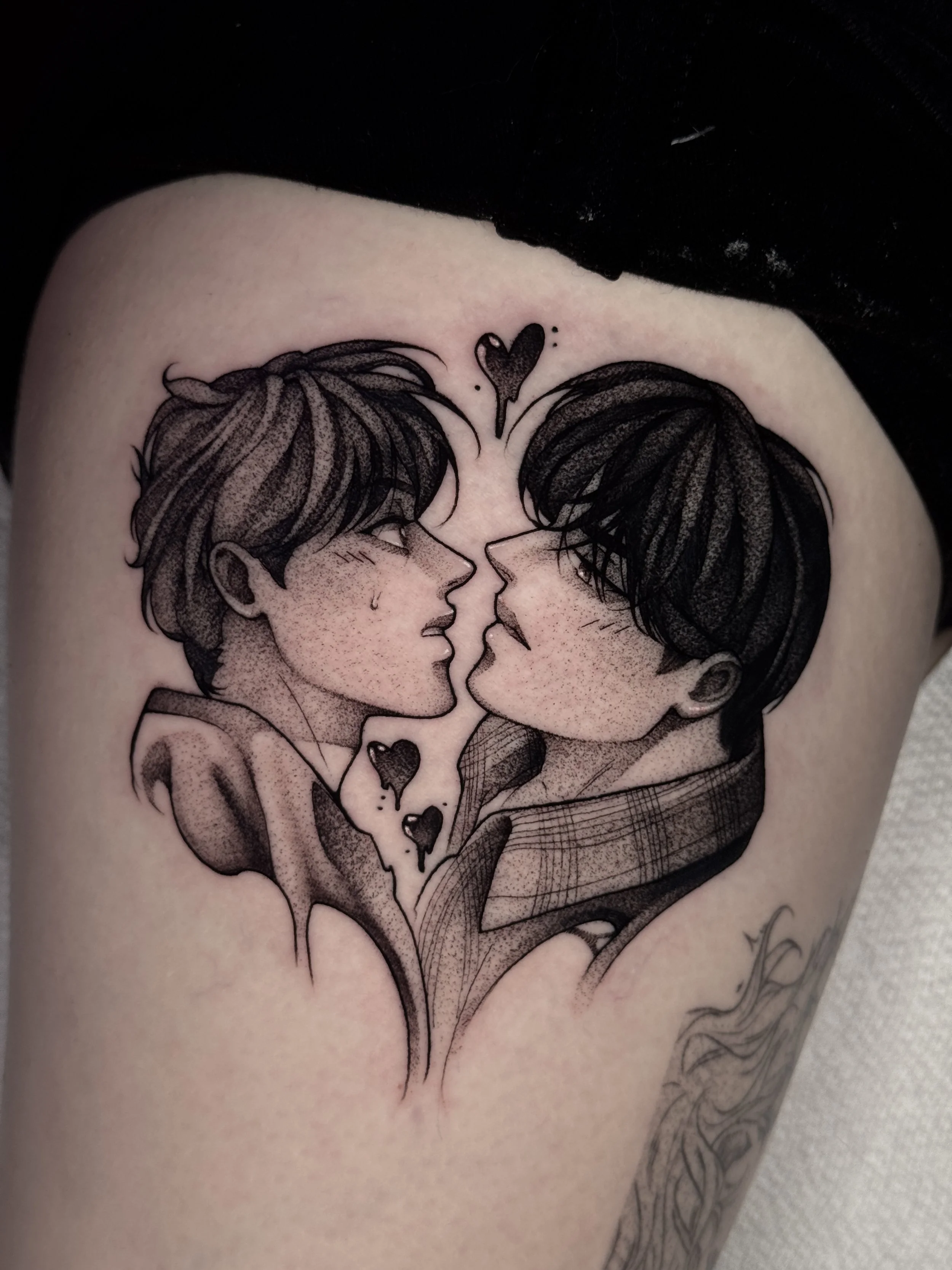 Limited Run Yeon-Oh and Jae-Hyuk Black and Gray Tattoo