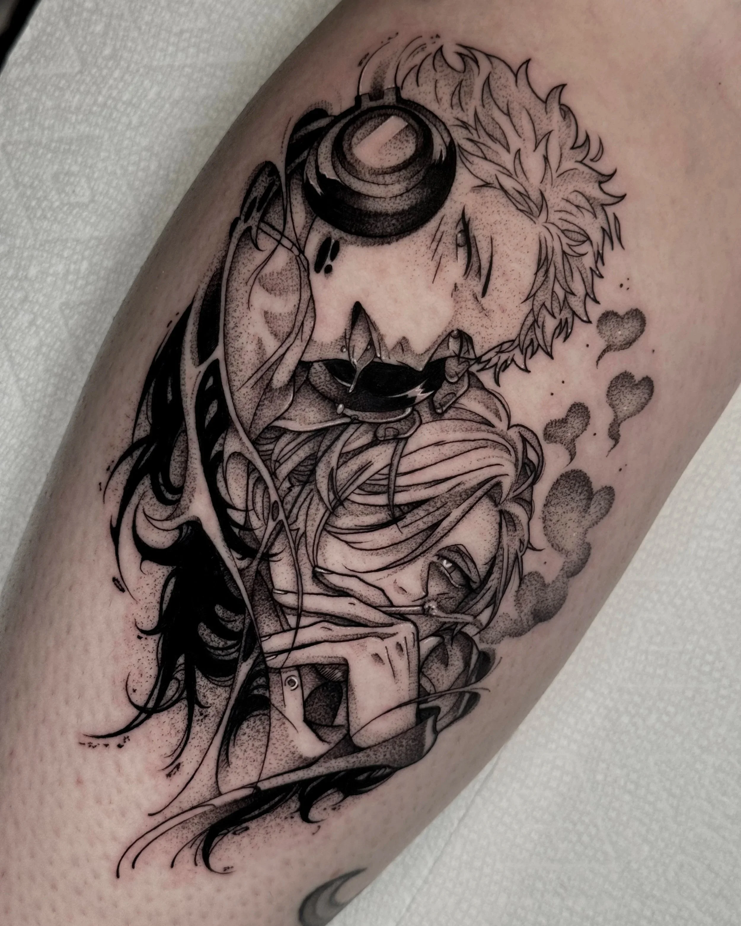 Black and Grey Haruki and Akihiko from Given