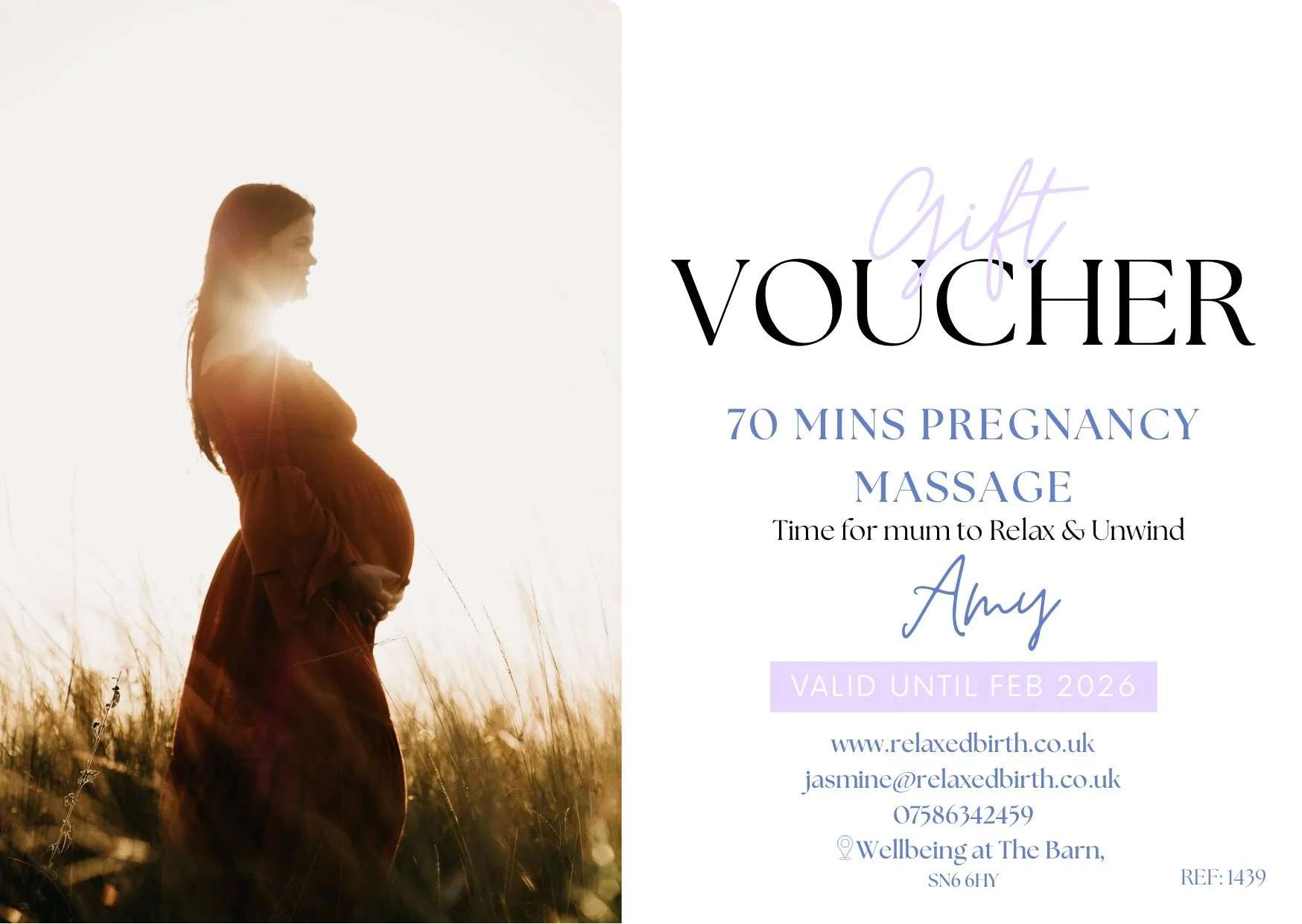 70 minute Massage Voucher