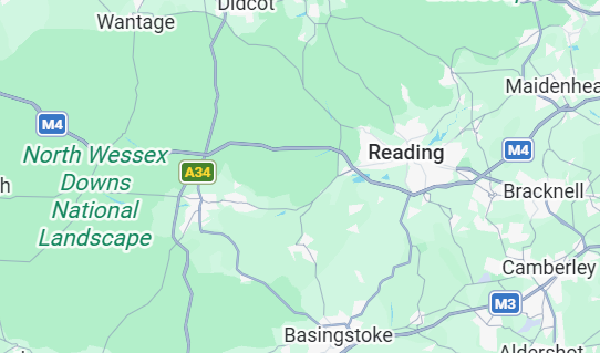 Map of Berkshire
