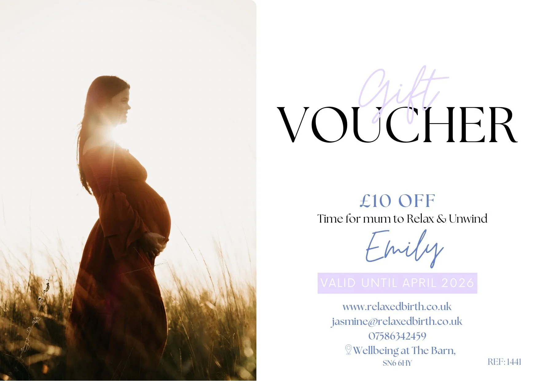 45 Minute Massage Gift Voucher