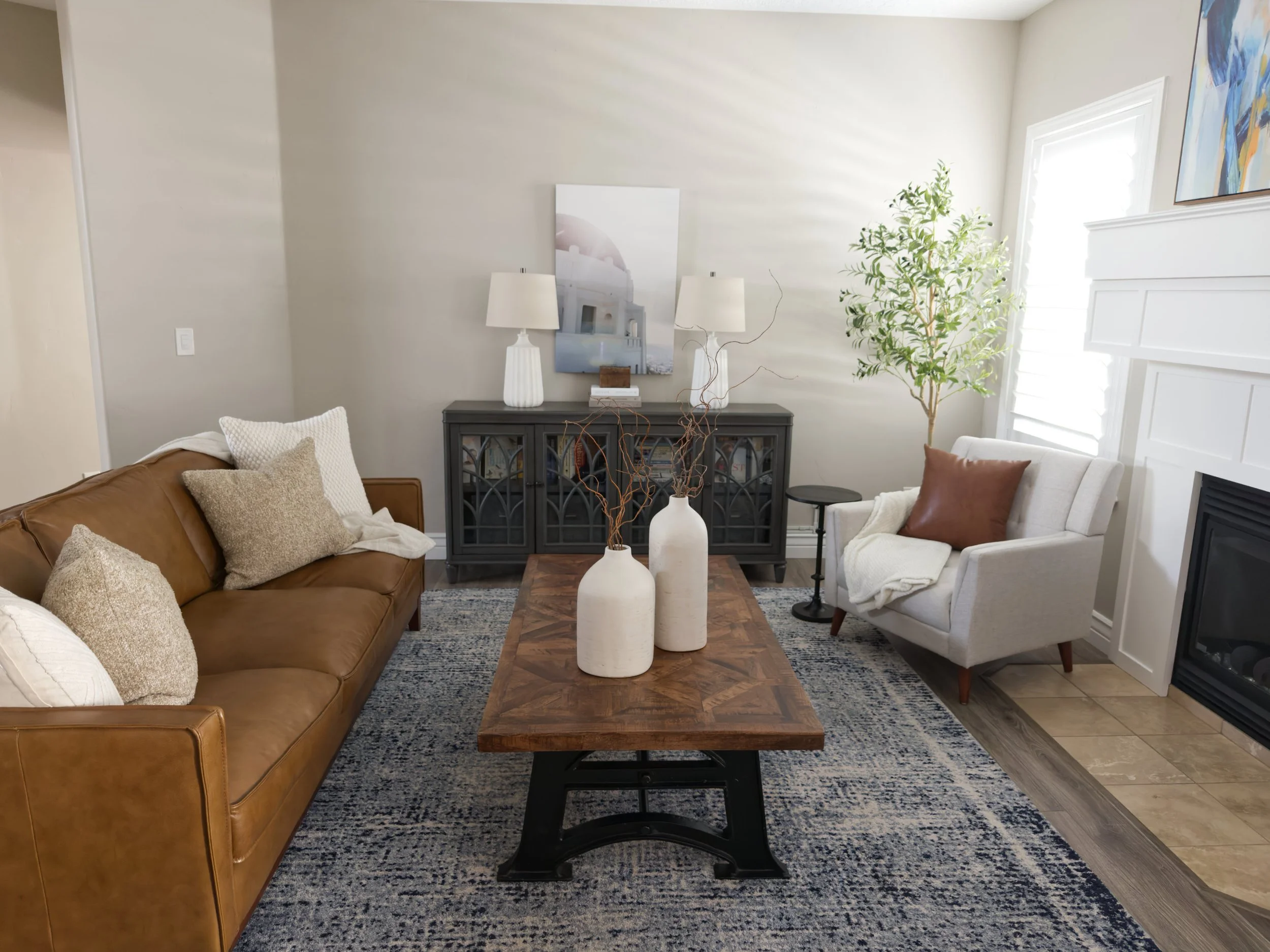 From TV-Centered to Fireplace-Focused: A Great Room Reimagined