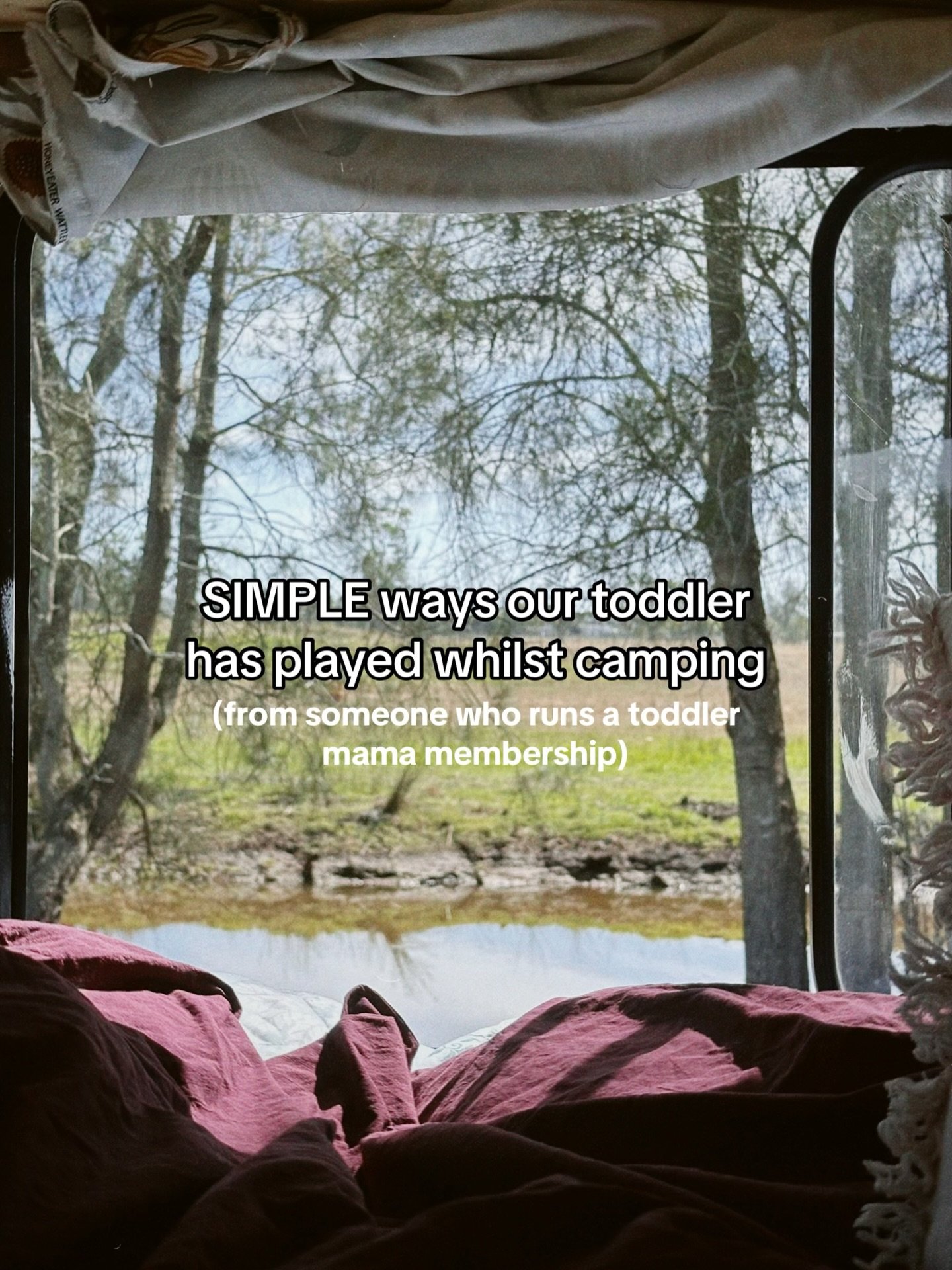 Camping truly brings out the best in simplicity!
As someone who runs a whole membership for toddlers and Mothers around carving out a simple, integrated and fulfilling childhood, this is my jam!
Little toys, lots of dirt and a whole heap of learning 