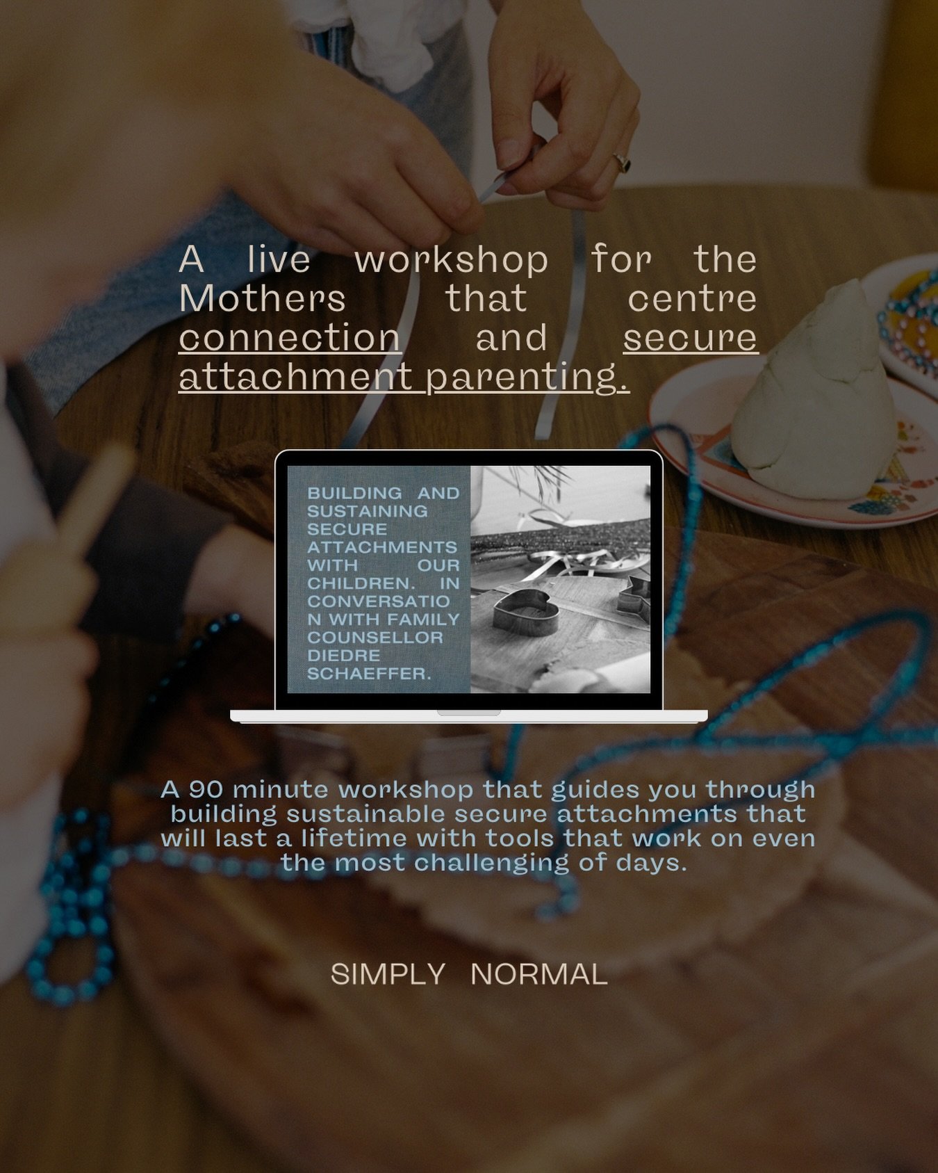Inviting all the connection-centred Mummas for a beautiful evening of connection, practical tools and getting deep into secure attachment parenting 🌟

We have the wonderful Diedre Schaeffer, a family counsellor with years of experience in supporting