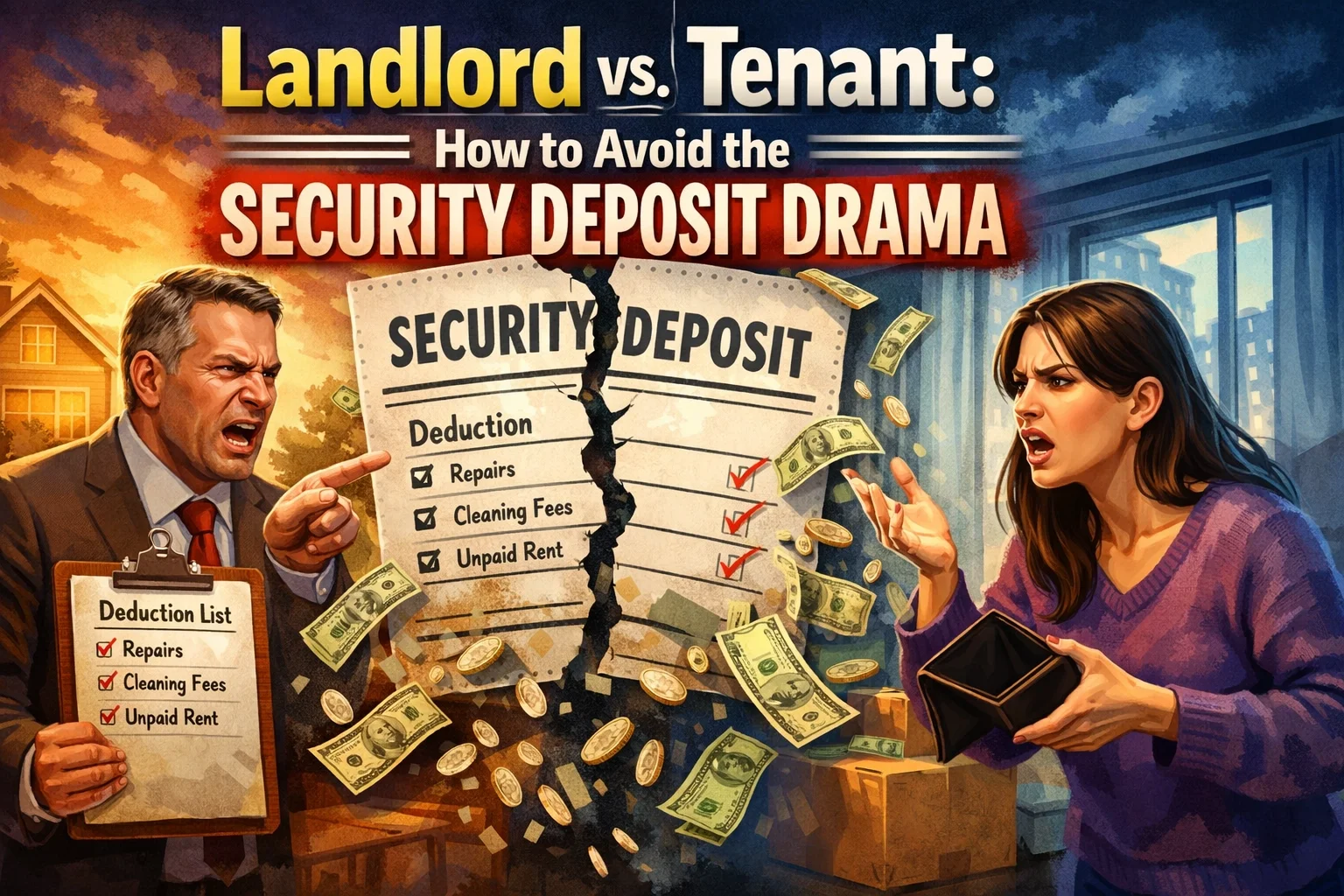 Landlord vs. Tenant: How to Avoid the Security Deposit Drama