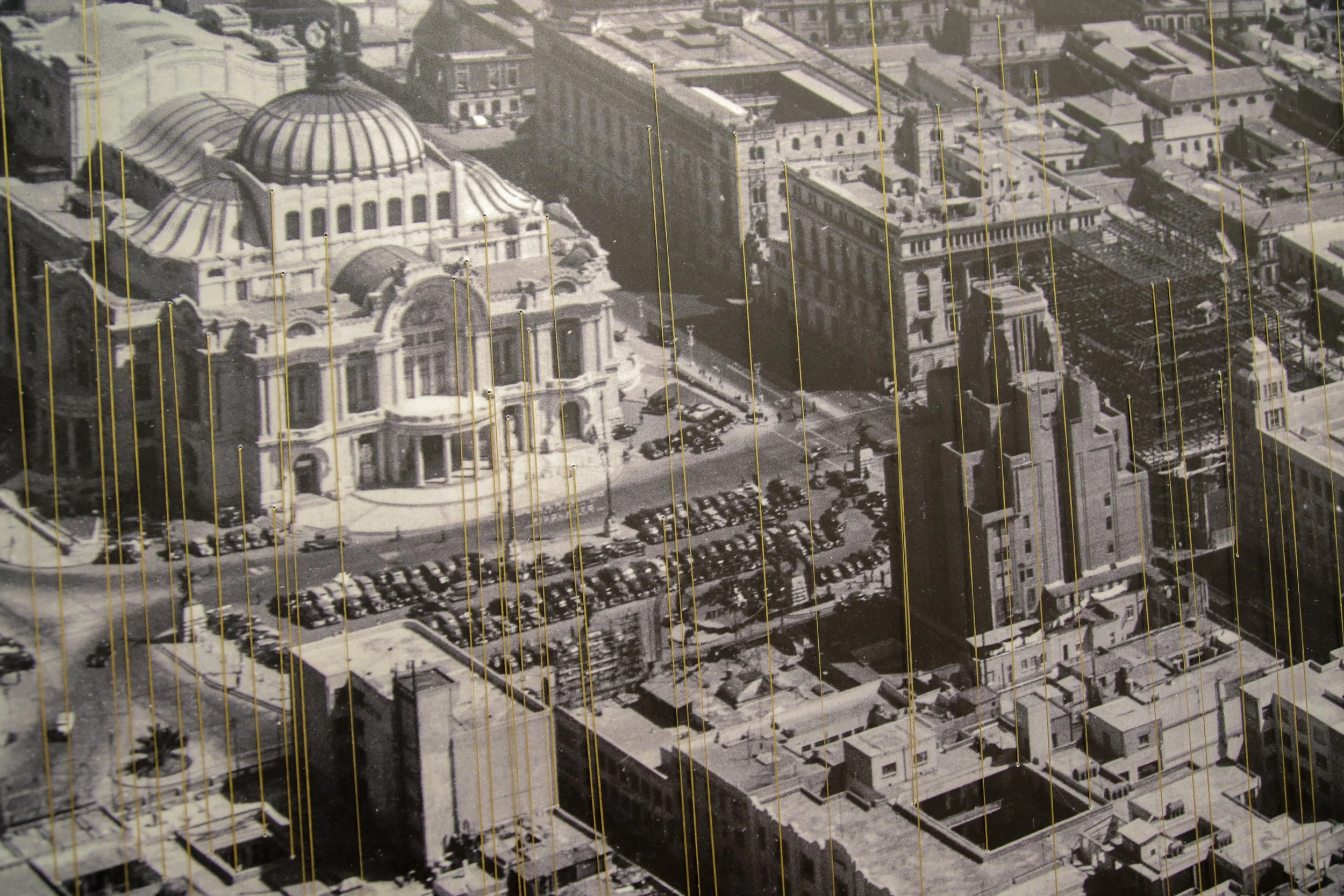 Detail - Díptico del Archivo de Aerofoto, 2016. Parte de la colección Fundación ICA