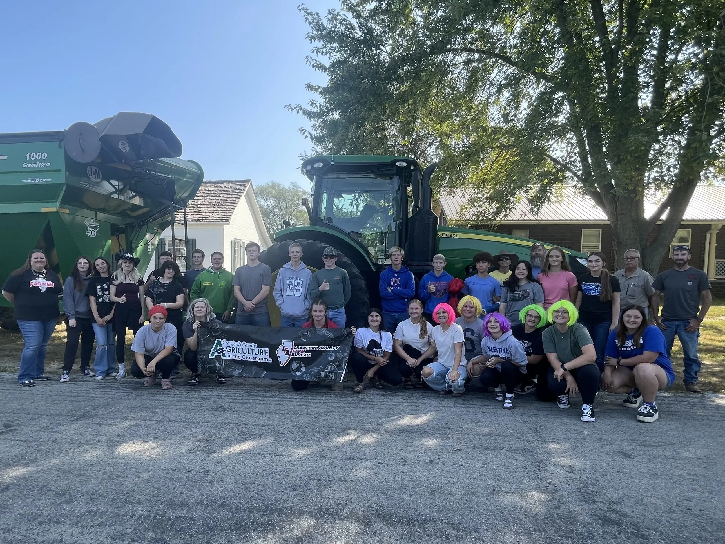 Students at the 2025  Crawford AITC Rural Road Safety Day
