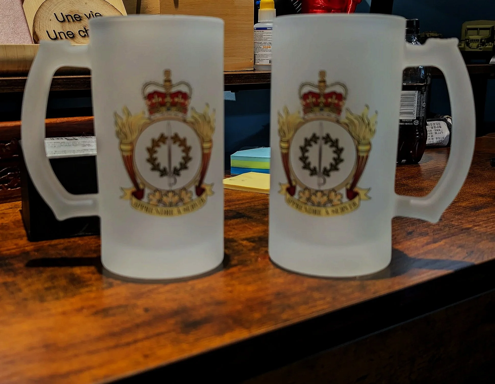 Buck a Bière Givré Gravure Laser Couleur