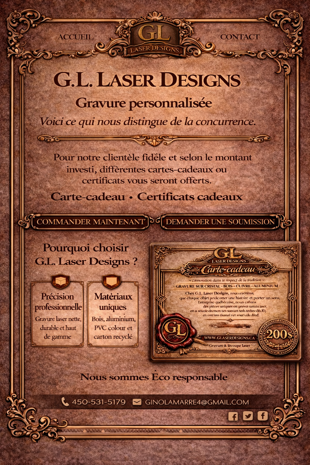 Cartes-cadeaux & Chèques de fidélité et rabais pour fidèliter