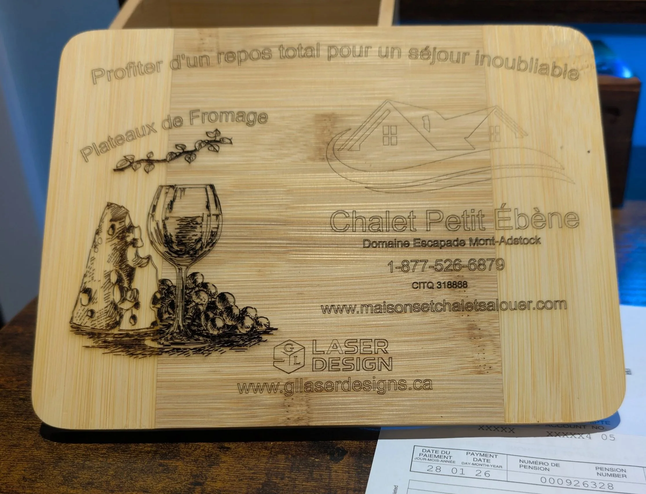 Gravure Laser, Aluminium Bois, Ardoise, Cuivre  et Liège