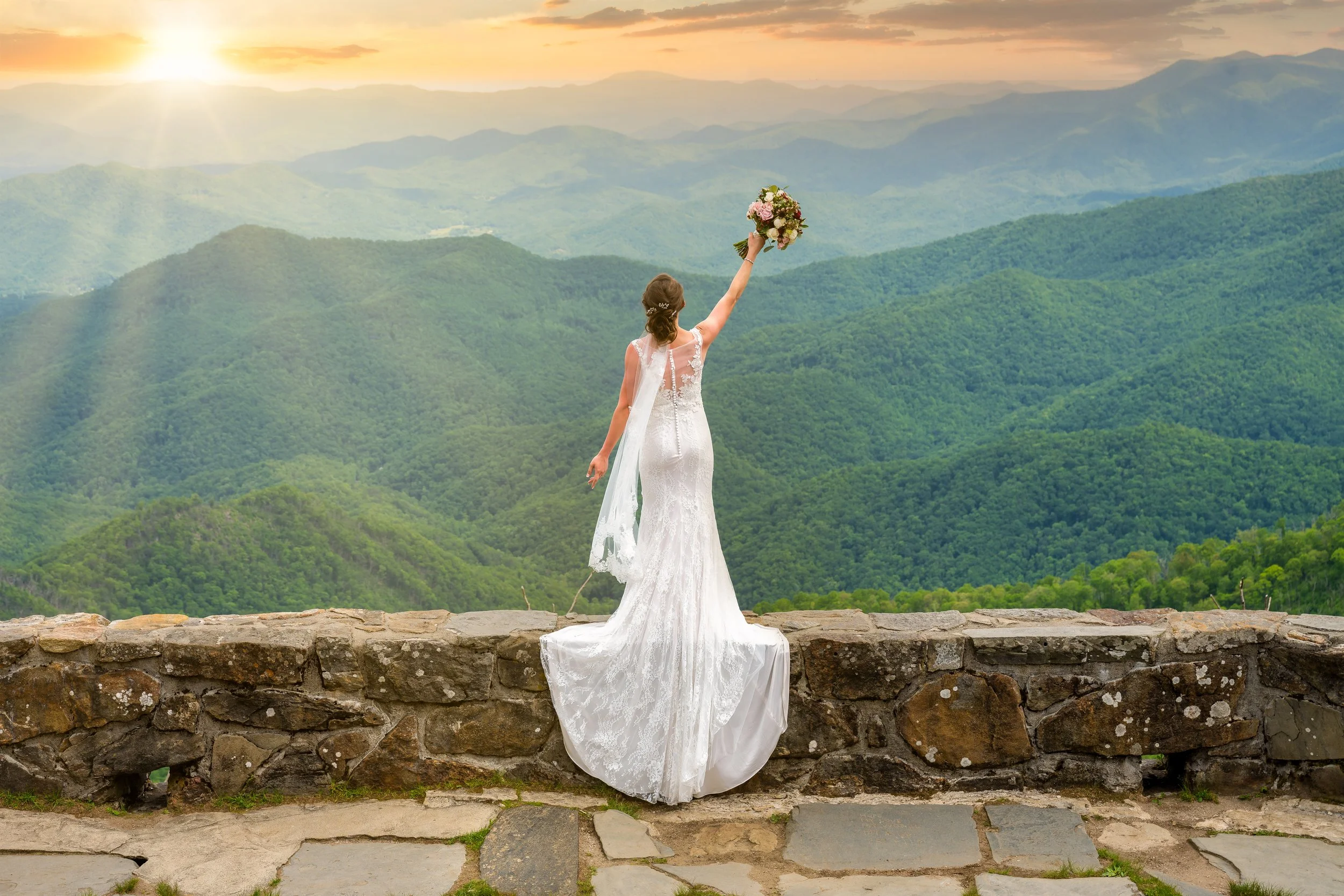 sharing the moment of how the bride feels