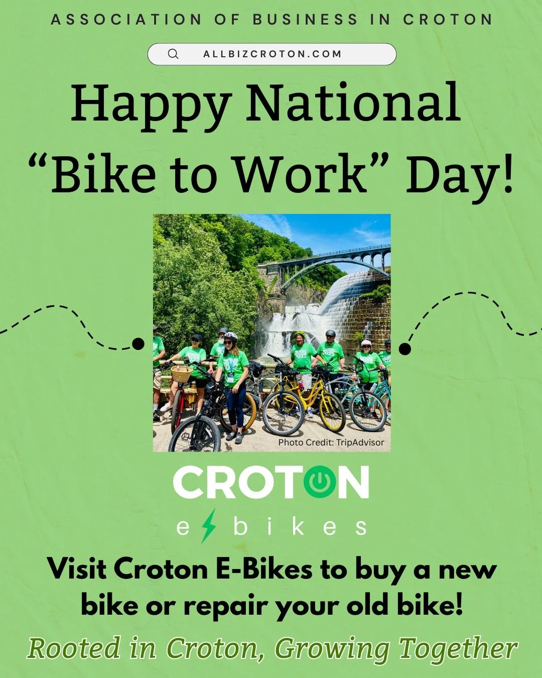 Biking is both a great way to move for exercise and get to and from work/school! Whether you need a brand new bike or e-bike or just a tune-up, the folks at @crotonebikes  have got you covered! 
#shopsmall #shoplocal #westchestercounty #biking