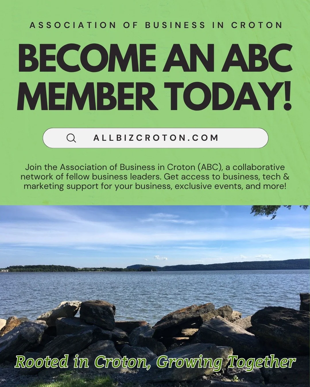 The Association of Business in Croton is a collaborative network of fellow business leaders. Get access to business, tech &amp; marketing support for your business, exclusive events, and more! 
Learn more on our website (link in bio 🔗)
#westchesterb