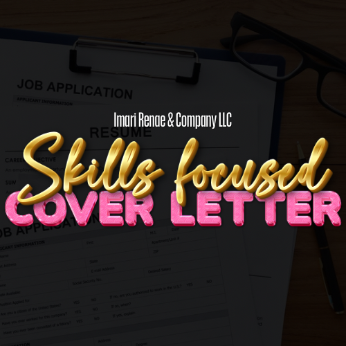 Skills Based Cover Leter
