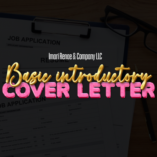 Basic Cover Letter