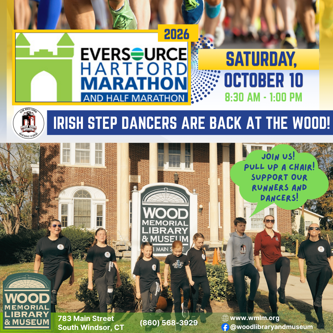 Irish Step Dancers Performing outside the Wood Memorial Library and Museum