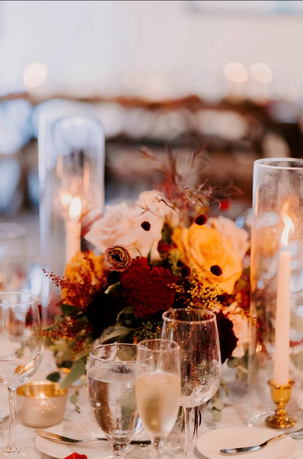 Fall Wedding Florals at Giracci Vineyards and Farms in Silverado, California
