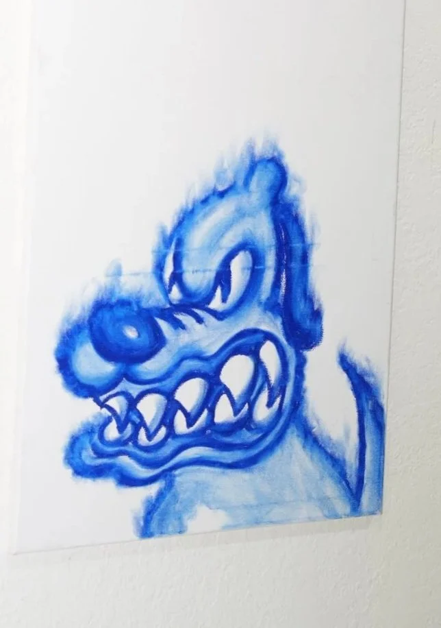 "Blue Flame Dogg" By FINITO