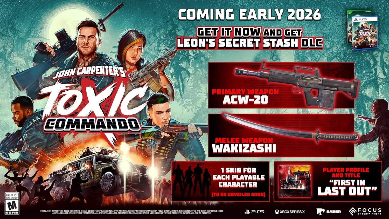 toxic commando editions and pre-order goodies