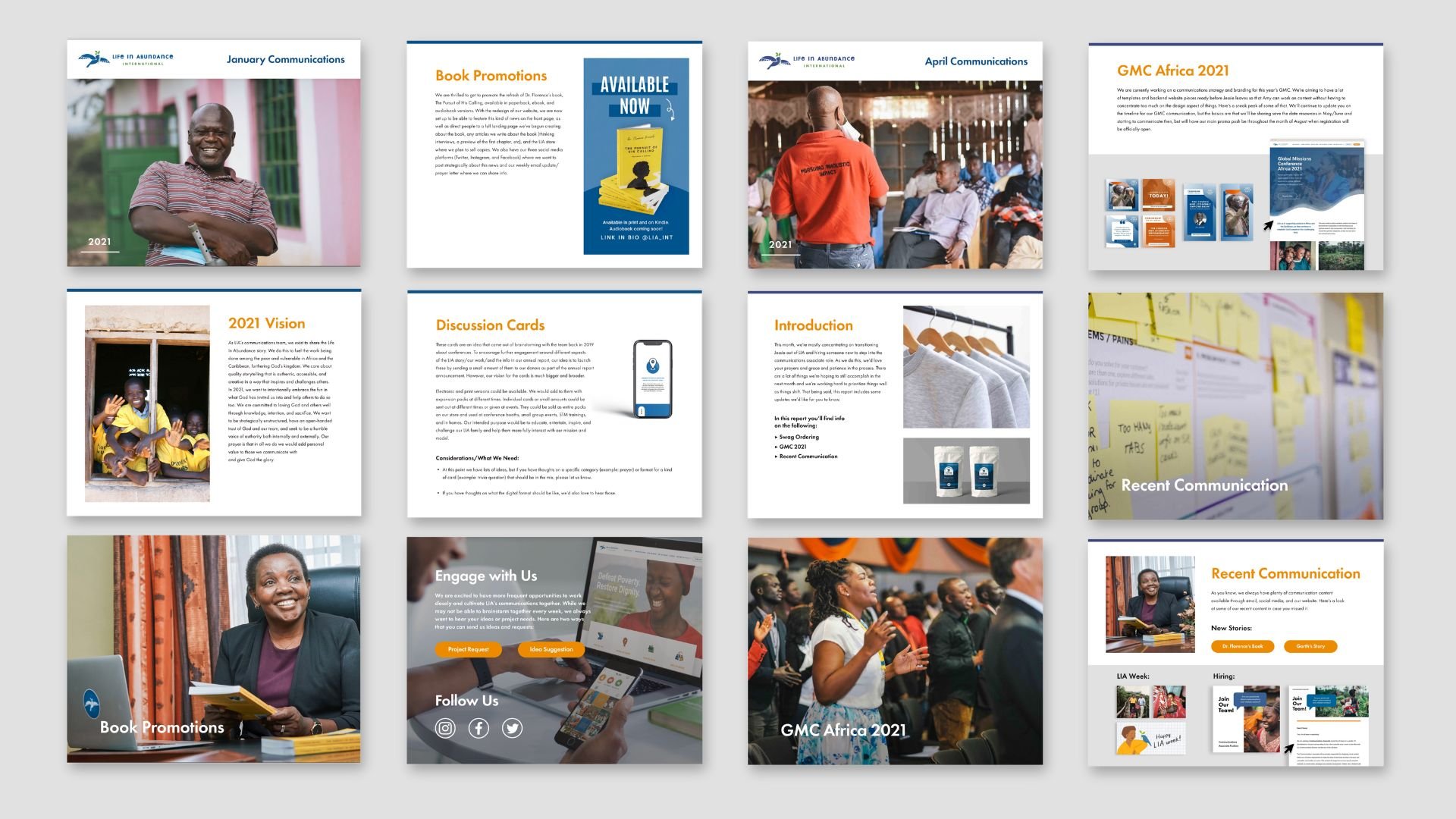 MONTHLY COMMUNICATION UPDATES
 -  As part of our monthly global updates, I designed and co-led presentations to align teams across continents. We shared current and upcoming initiatives, previewed materials, and facilitated collaboration between supp