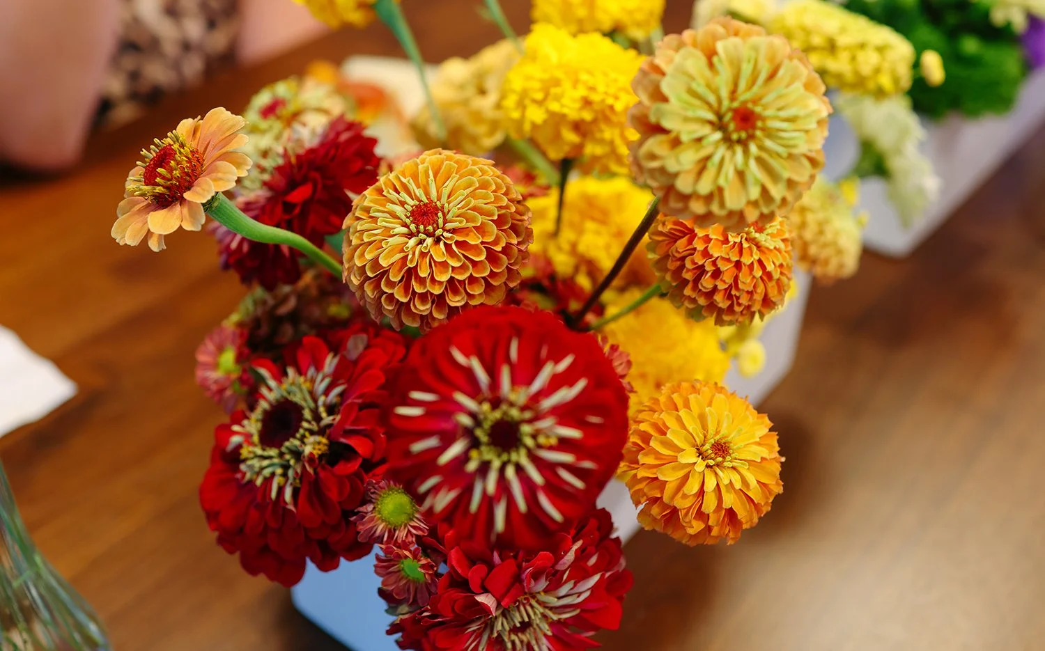 For Honey Floral Event Floral Design with Colorful Flowers from a Rainbow Event