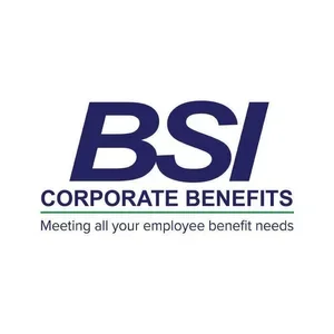 BSI Corporate Benefits logo with tagline 'Meeting all your employee benefit needs'
