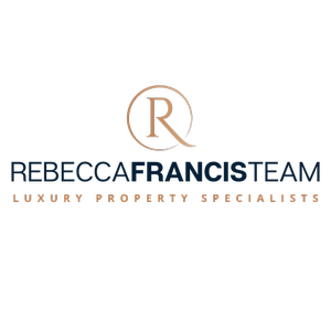 Logo for REBECCA FRANCIS TEAM, luxury property specialists