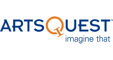 ArtsQuest logo with the text 'ArtsQuest' and the tagline 'imagine that' underneath.