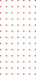 A grid pattern with orange dots on a black background.