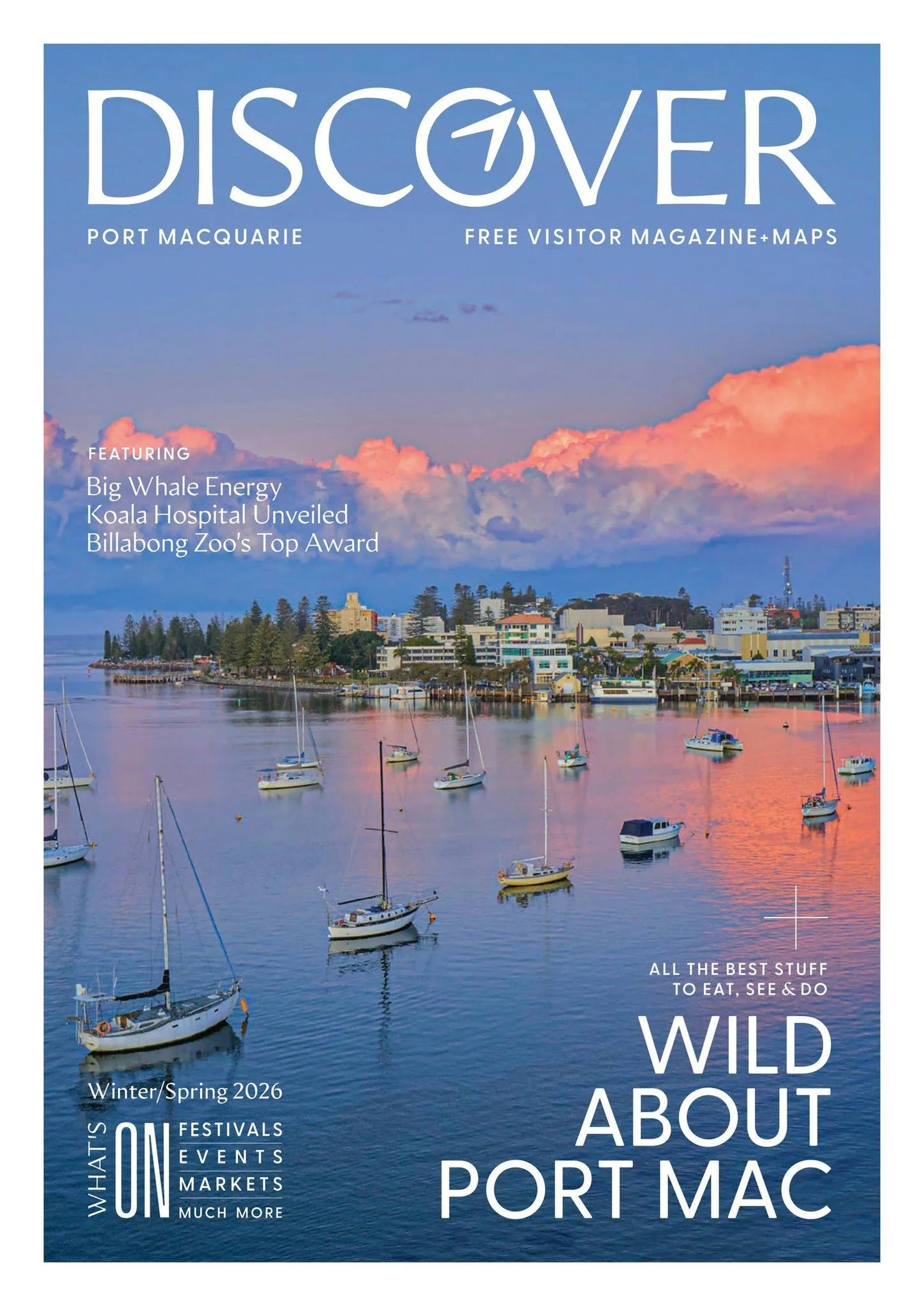 🤩ICYMI the latest edition of Discover Port Macquarie has just dropped! You can get your hands on this glossy goodness (with all the best stuff to eat, see and do in Port Mac) in accommodation venues, visitor info outlets and key tourist attractions.