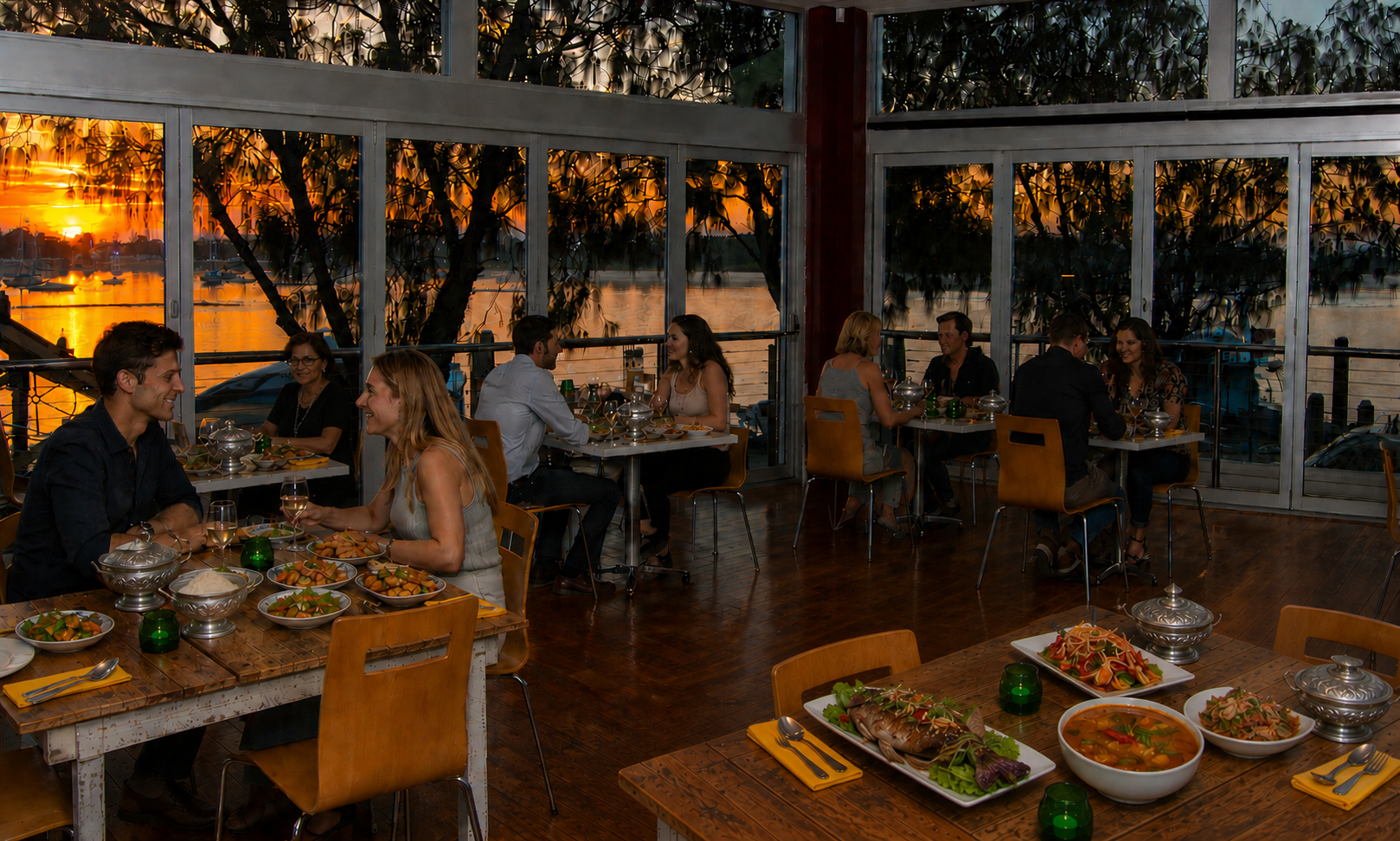 Mekong dining room at sunset KG altered.png