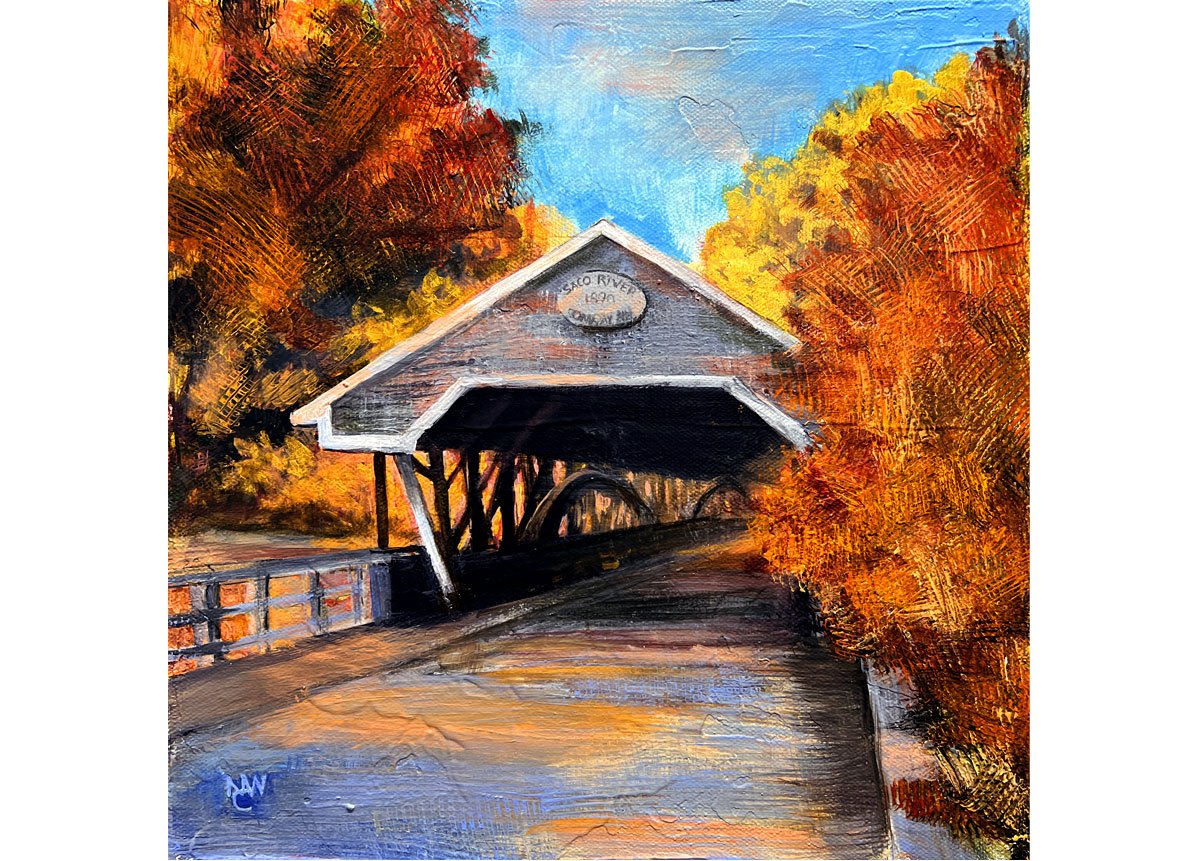 Saco Covered Bridge in Conway (sold)