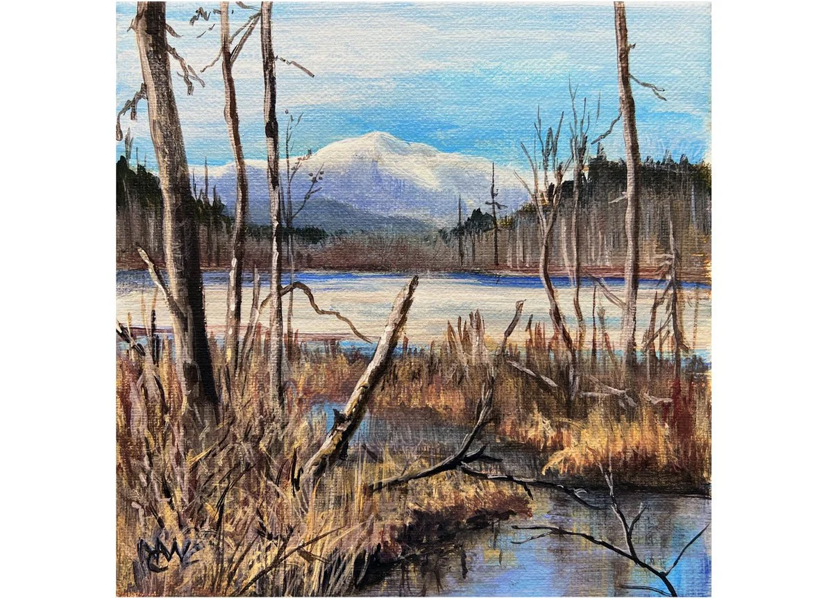 Still Some Open Water on Dolloff Pond (sold)